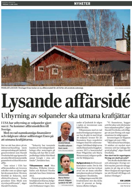 2015-06-05 - Lysande idé utmanar kraftjättar