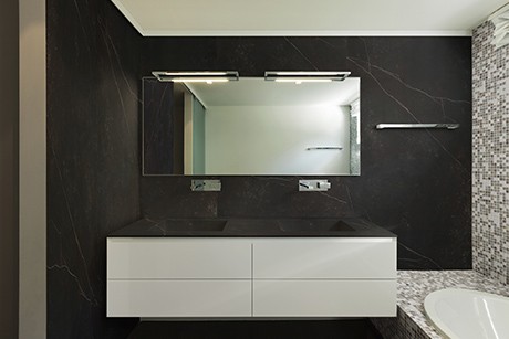 Interior of modern house, bathroom