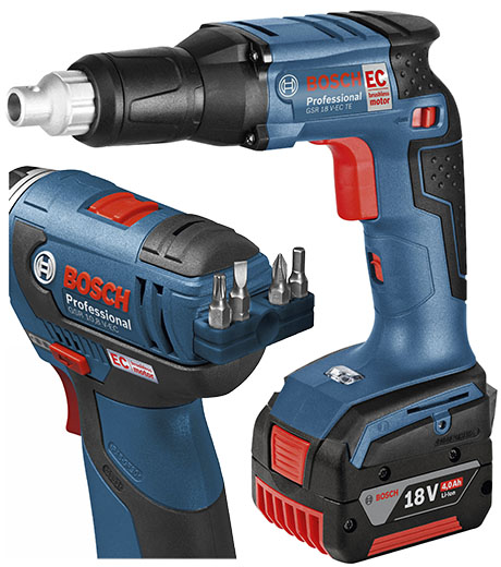 GSR 10,8 V-EC och GSR 18 V-EC TE 4 0 Ah dynamics.