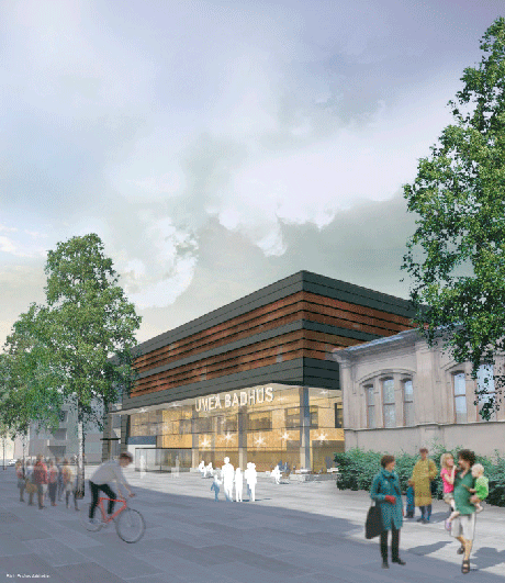 Nytt badhus i Umeå ger Bravida totalentreprenad.