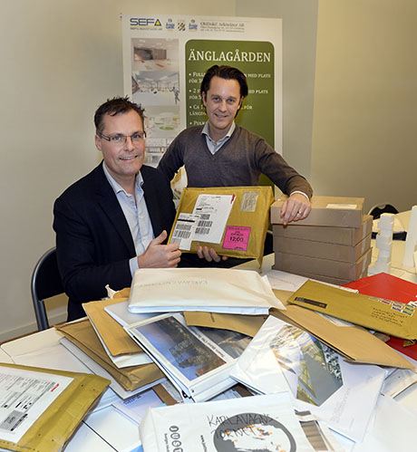 Ola Serneke och Alban Herlitz med tävlingsbidrag