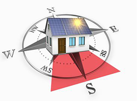 Optimal placering av solpaneler