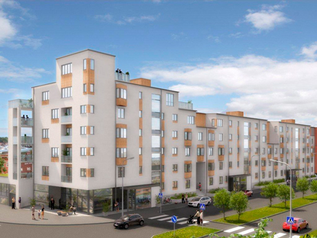 Västra Malmen, Kalmar. Foto: Riksbyggen