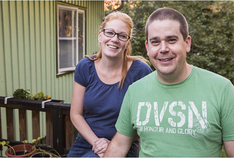 Erika och Ola Åkerström, ägare av renZERO-huset
